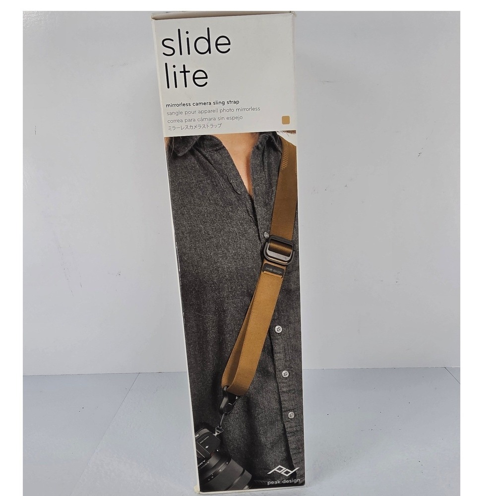 Peak Design Slide Lite Mirrorless Camera Sling Strap Coyote Brown SLL-CY-3 New